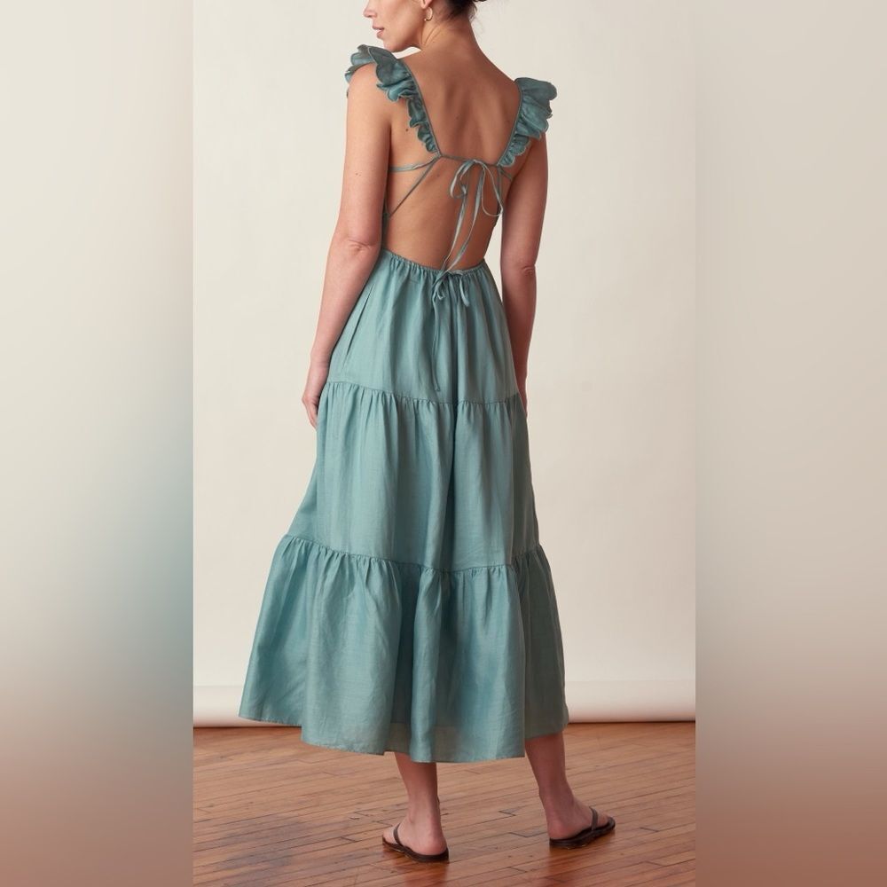 Sea New York Teal Maxi Dress
